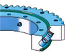 Single Row Crossed Roller Slewing Bearings