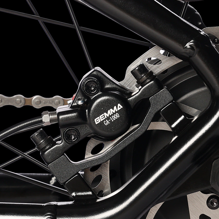 Upgraded hydraulic brakes 