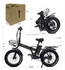 TDN-02A RX20 UrbanTrail Folding E-Bike